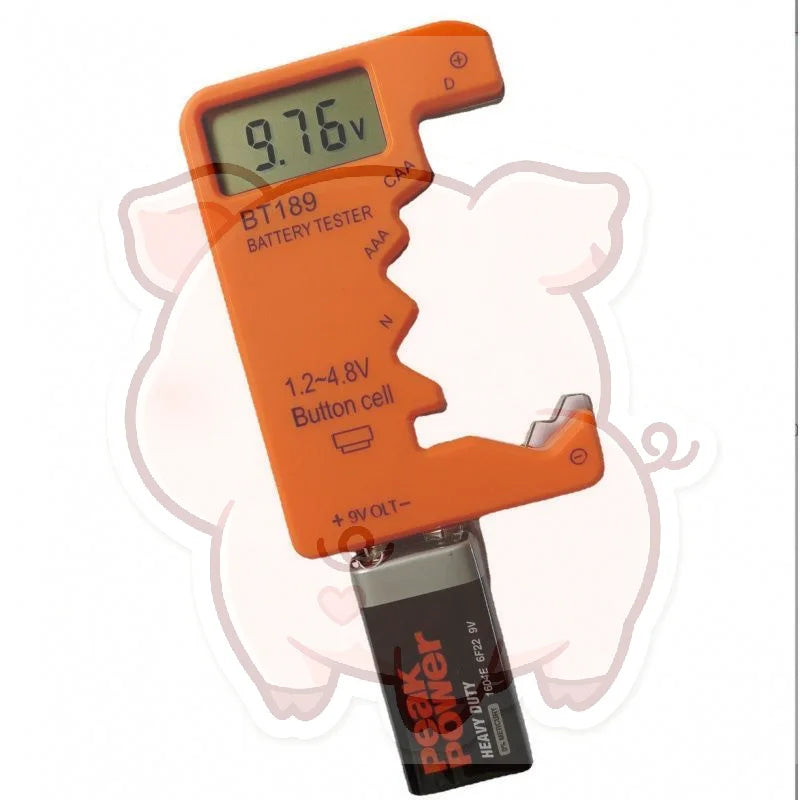 BT189 Digital Battery Tester – LCD Voltage Checker AA AAA 9V
