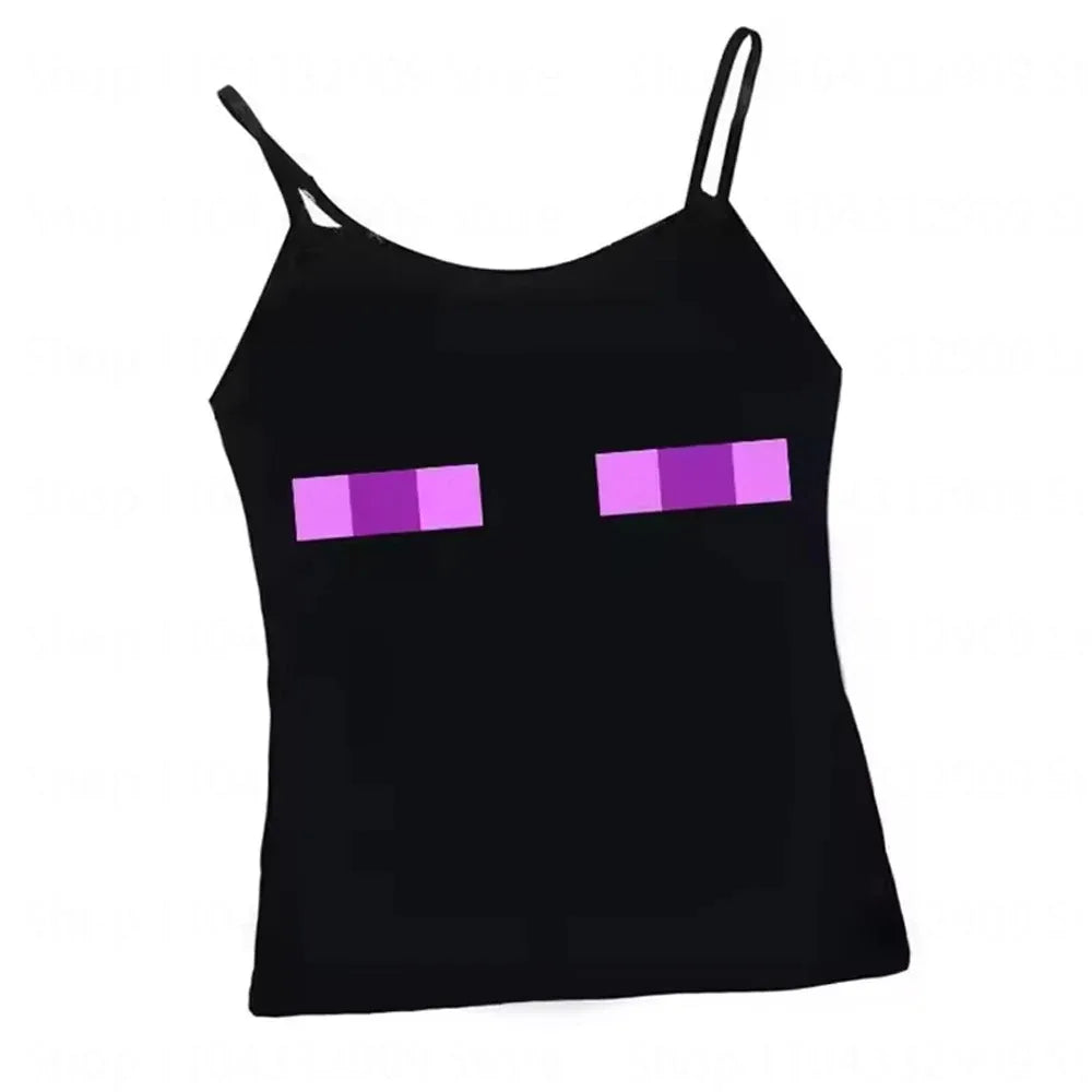 Women's Y2K Gothic Lace Camisole Slim Streetwear Tank Top