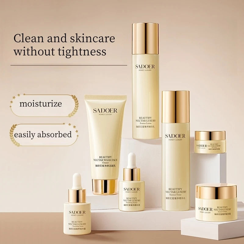Sadoer Zhenyan Flower Nectar Skincare 7-Piece Set | Niacinamide