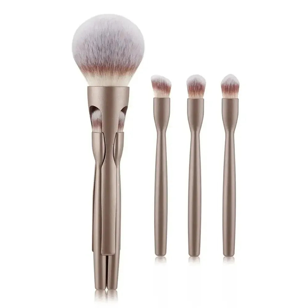 Magnetic 4-in-1 Transformable Makeup Brush – Face & Eye