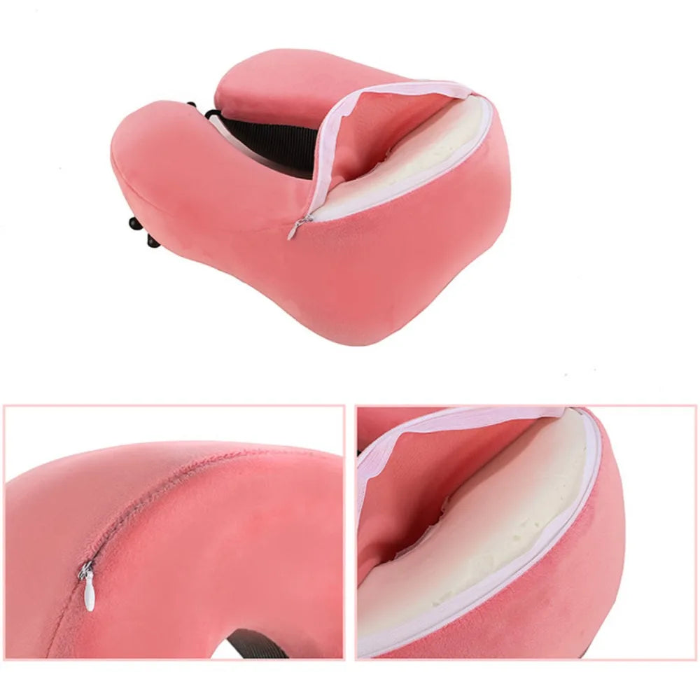 U-Shaped Memory Foam Travel Neck Pillow – 30x25x15cm