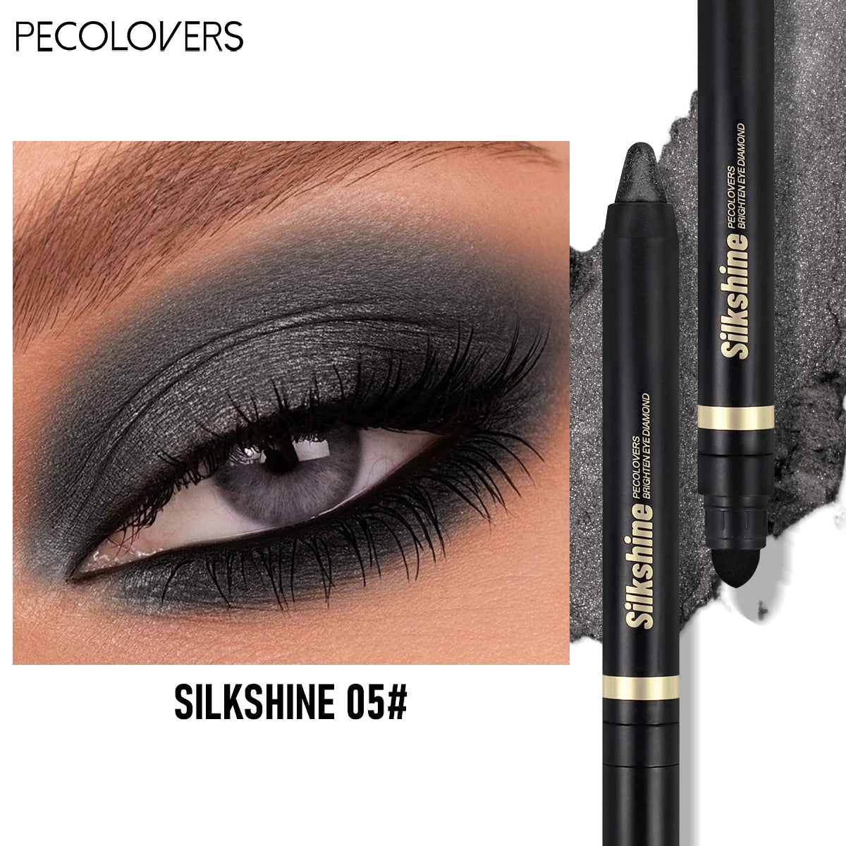 Pearly Multicolored Eyeshadow Stick – Sparkle & Long-Lasting