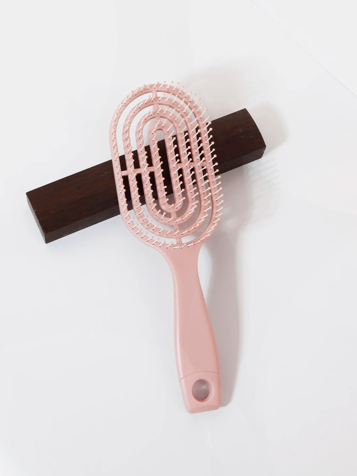 Oval Elastic Loop Scalp Massage Comb for Hair & Wigs