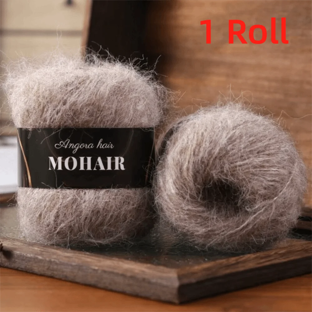 Soft Fluffy Alpaca Mohair Yarn – DIY Knitting & Crochet