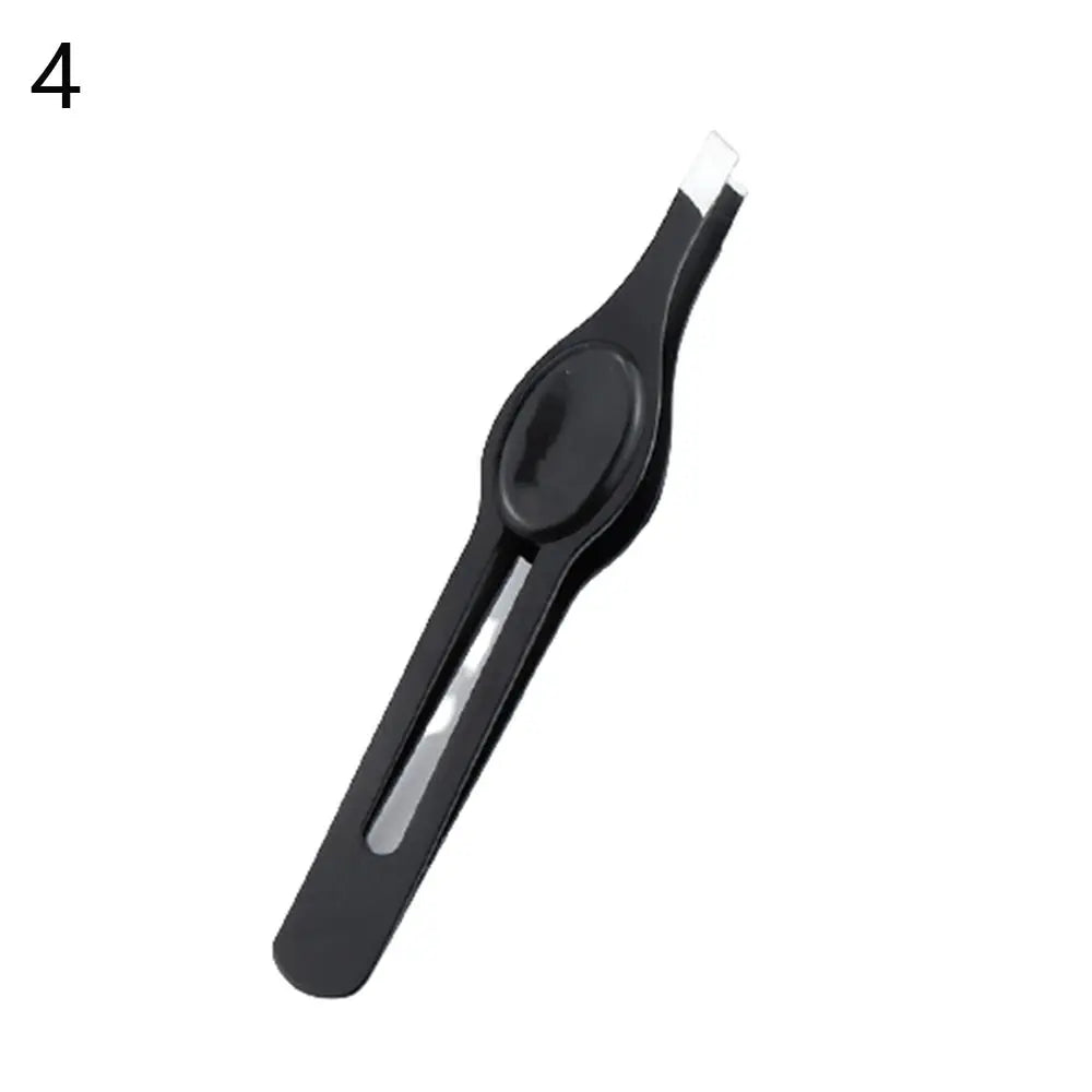 Slanted Stainless Steel Eyebrow Tweezer – Precision Hair Removal