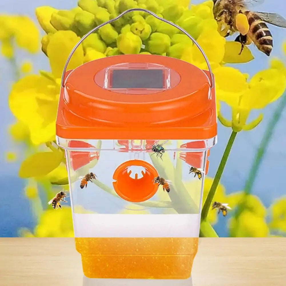 Solar Wasp & Hornet Trap – Reusable Hanging Insect Catcher