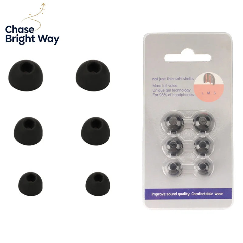 Silicone Ear Tips for Soundcore Liberty 4 NC, Life P2 P3 A20i