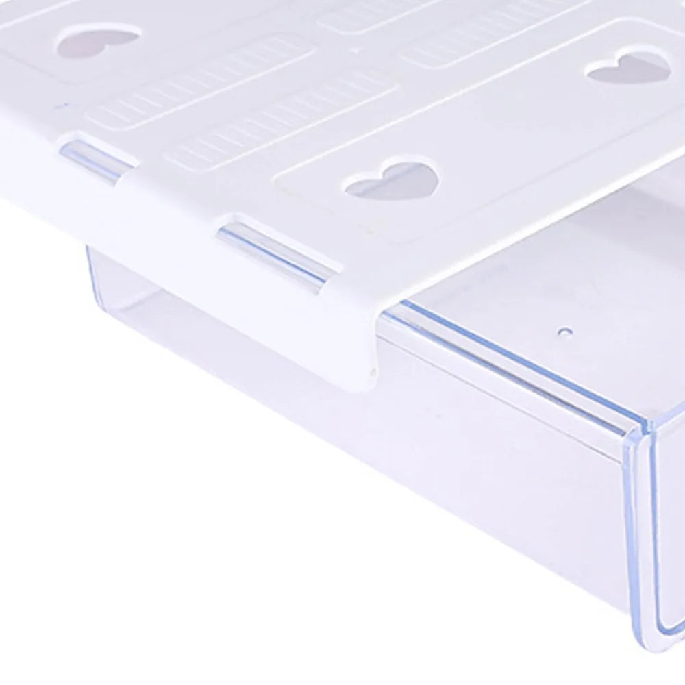 Self-Adhesive Under Desk Drawer Organizer – Gray & White