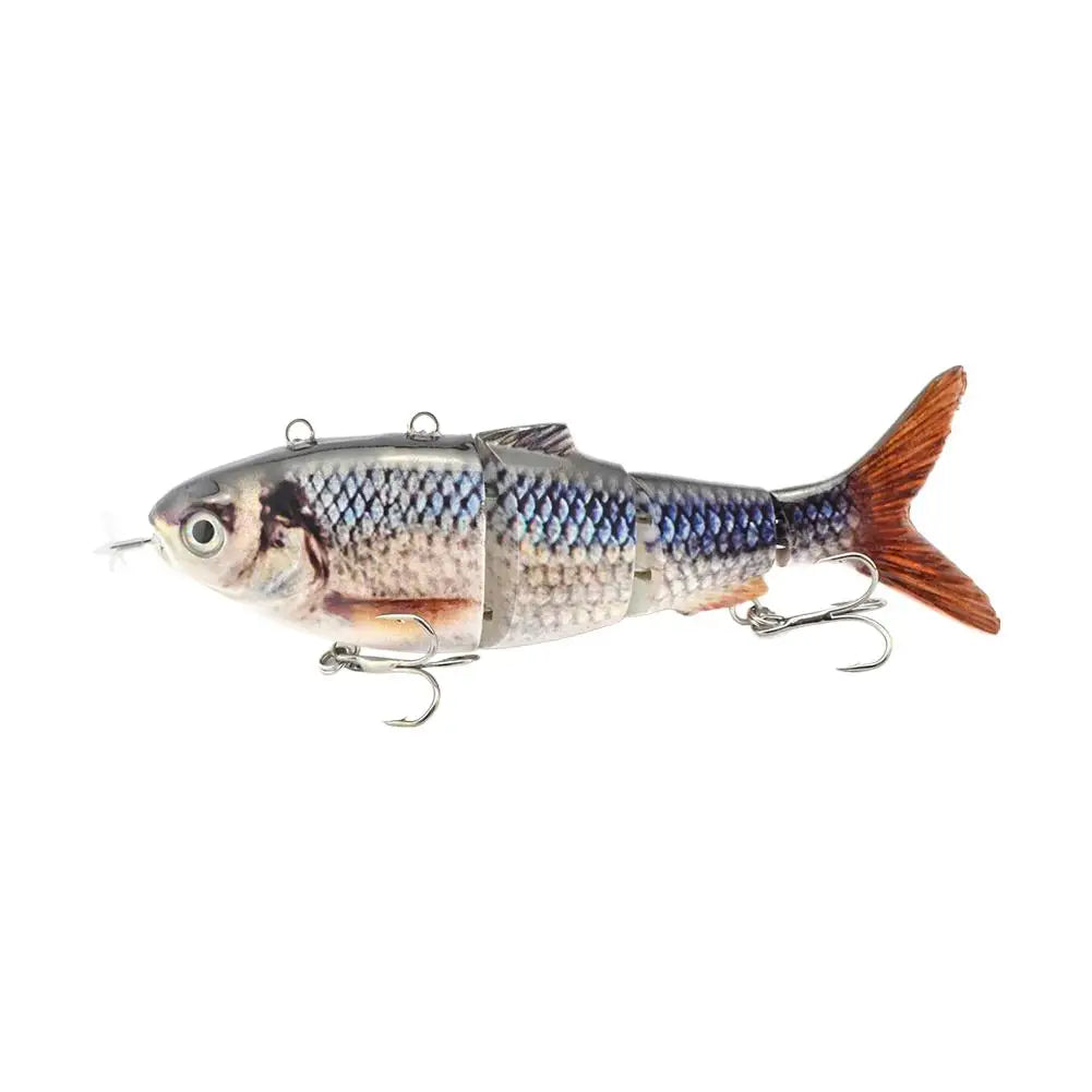 3D Robotic Electric Fishing Lure – USB Rechargeable, 4 Swim Modes