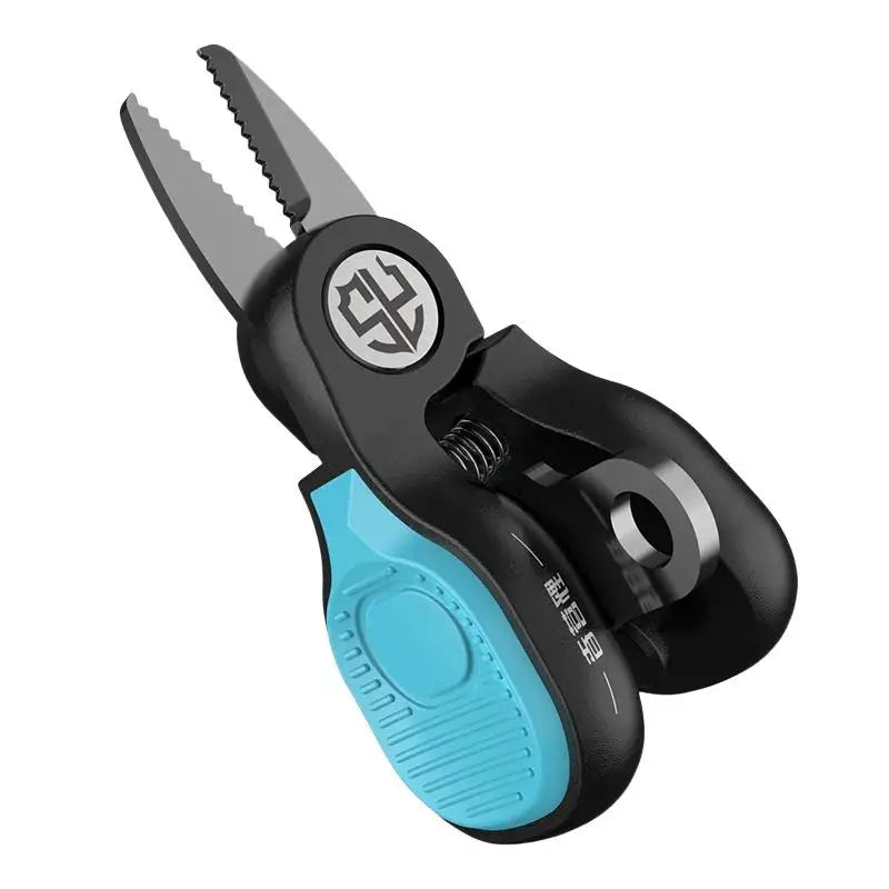 Portable Stainless Steel Fishing Shears | Serrated PE Line Cutter