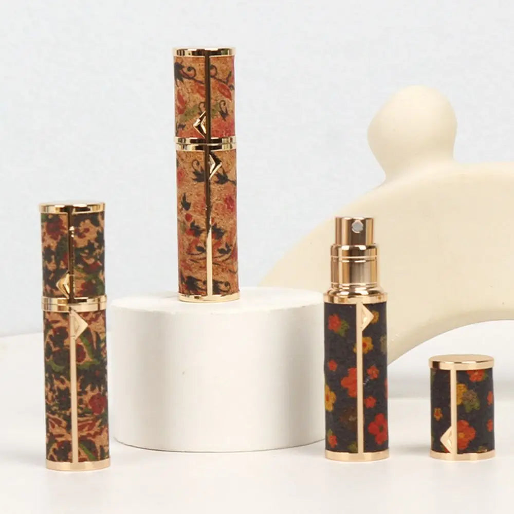 Portable Leather 5ml Perfume Spray Bottle – Ultra-Fine Mist
