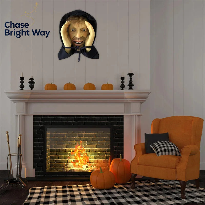 Scary Peeper Halloween Window Sticker – Spooky Prank Decor