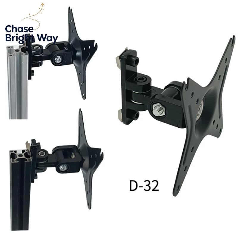 VESA Monitor Wall Mount Bracket 2-Axis Adjustable 100/75/50mm