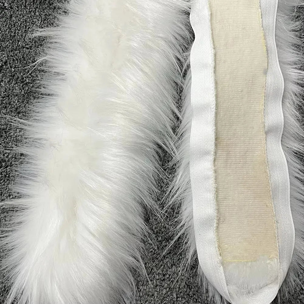 1M Faux Fur Trim Ribbon – Fluffy DIY Clothing Decoration