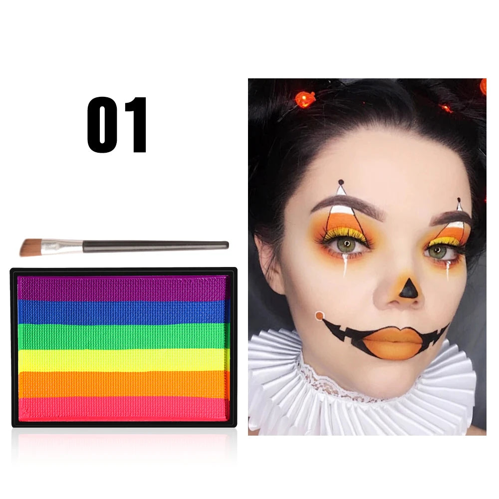 YTRUNS Vibrant Face & Body Paint – Halloween & Cosplay Makeup