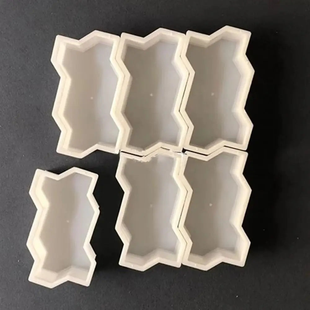 Waves Reusable Concrete Stepping Stone Path Maker Mold
