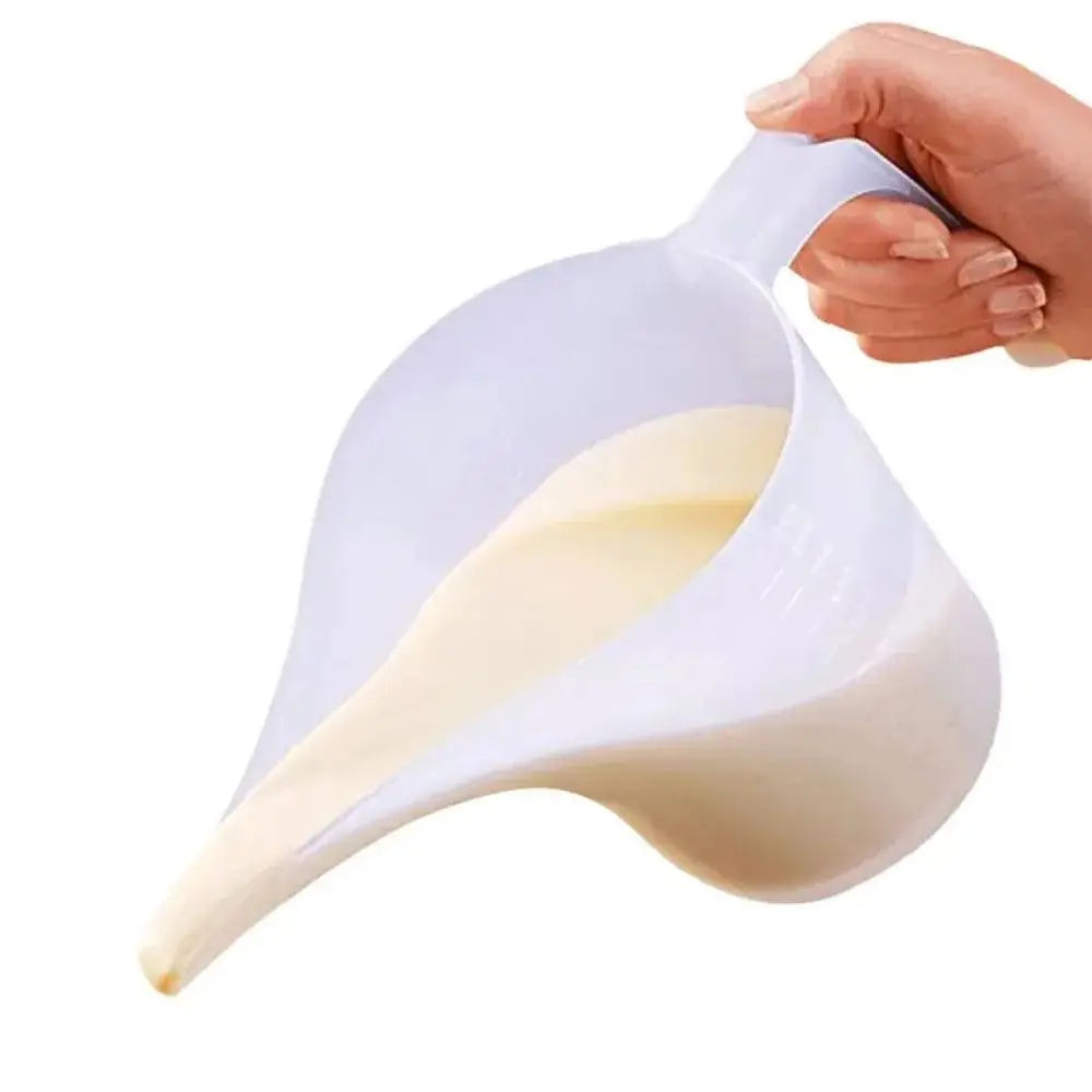 1000ml Graduated Plastic Measuring Cup – Long Spout Jug