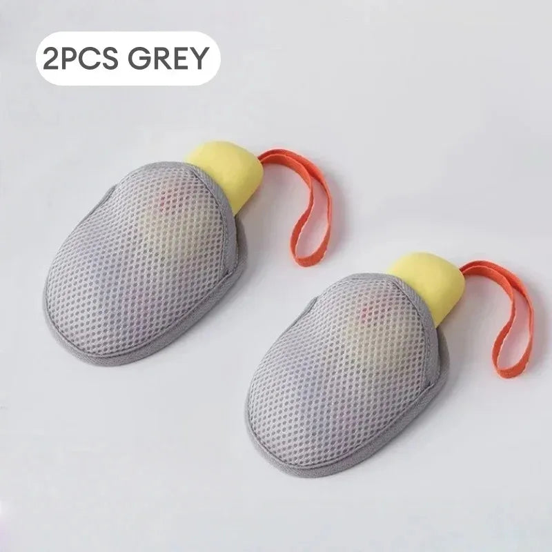Mesh Soap Bag Foaming Exfoliator Pouch – 1–8 Pack Bath Scrubber