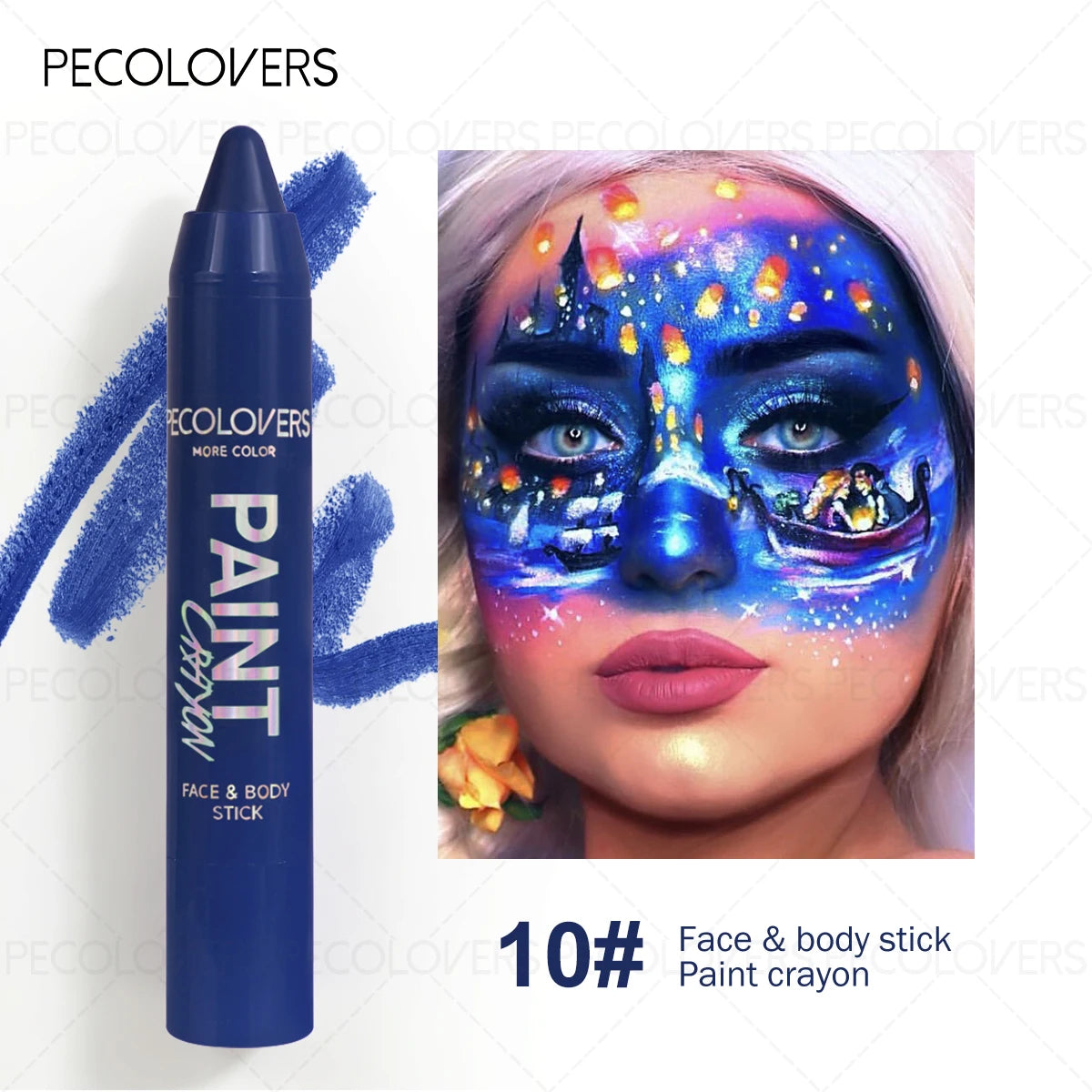 Face & Body Paint Sticks – Waterproof Assorted Colors Halloween