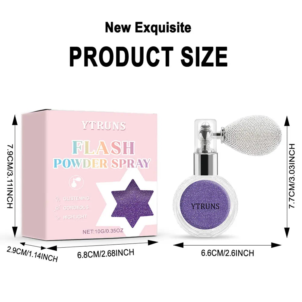 SAMMY Star Glitter Spray – Body Highlighter & 3D Glitter