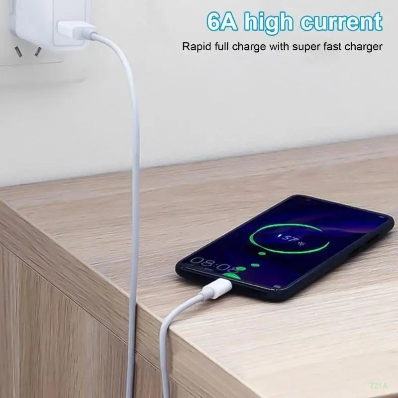 USB-C Fast Charging Cable 66W 6A – 40Mbps Data Transfer