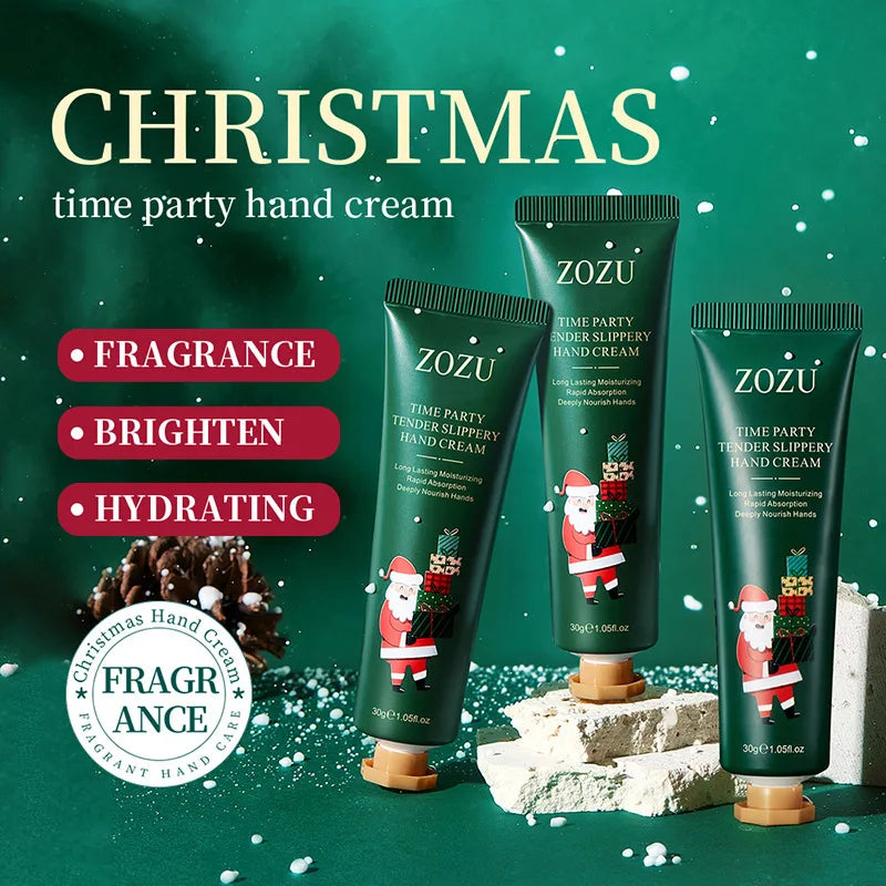 ZOZU 5-Piece Christmas Hand Cream Set – Moisturizing Gift
