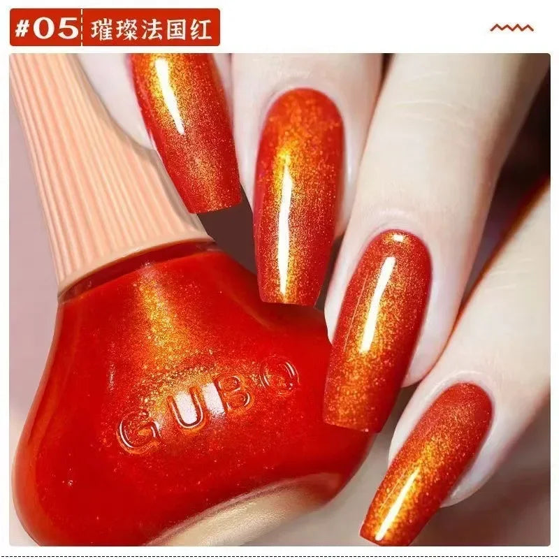 Handaiyan Shimmer Nail Polish – Quick Dry, 45 Colors, 12ml