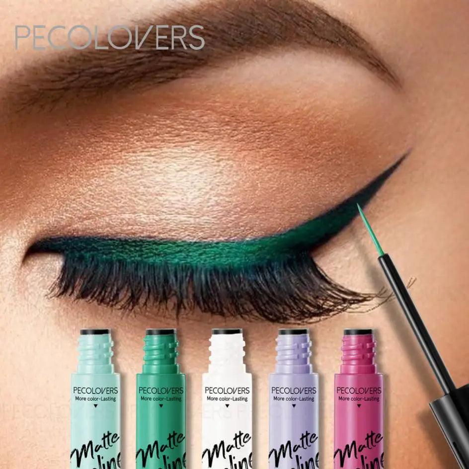 Ultra-Fine Multicolor Waterproof Liquid Eyeliner – Long-Lasting