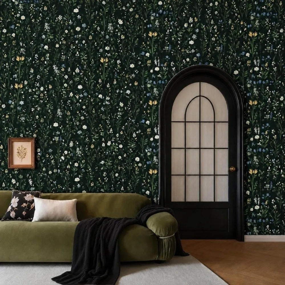 French Floral Peel & Stick Wallpaper – Removable PVC Wall Roll