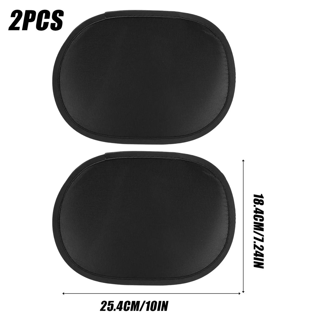 2-Pack Car Side Window Sunshade – UV Block Mesh Cover