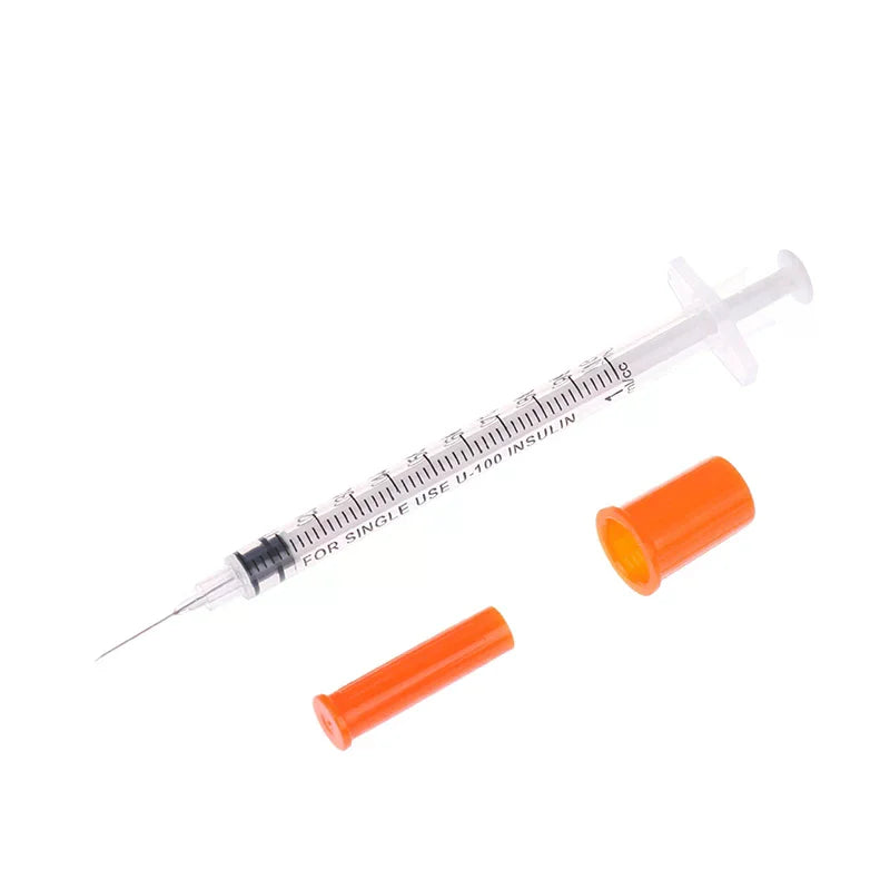 5-Pack Disposable Veterinary Syringes 0.3/0.5/1mL – Sterile