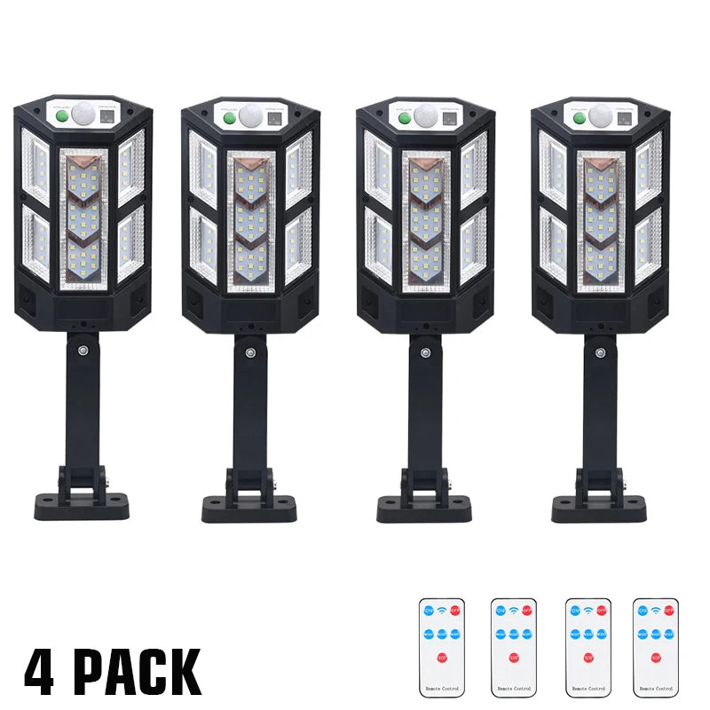 Solar LED Outdoor Light 9900LM – Motion Sensor & IP65 Waterproof