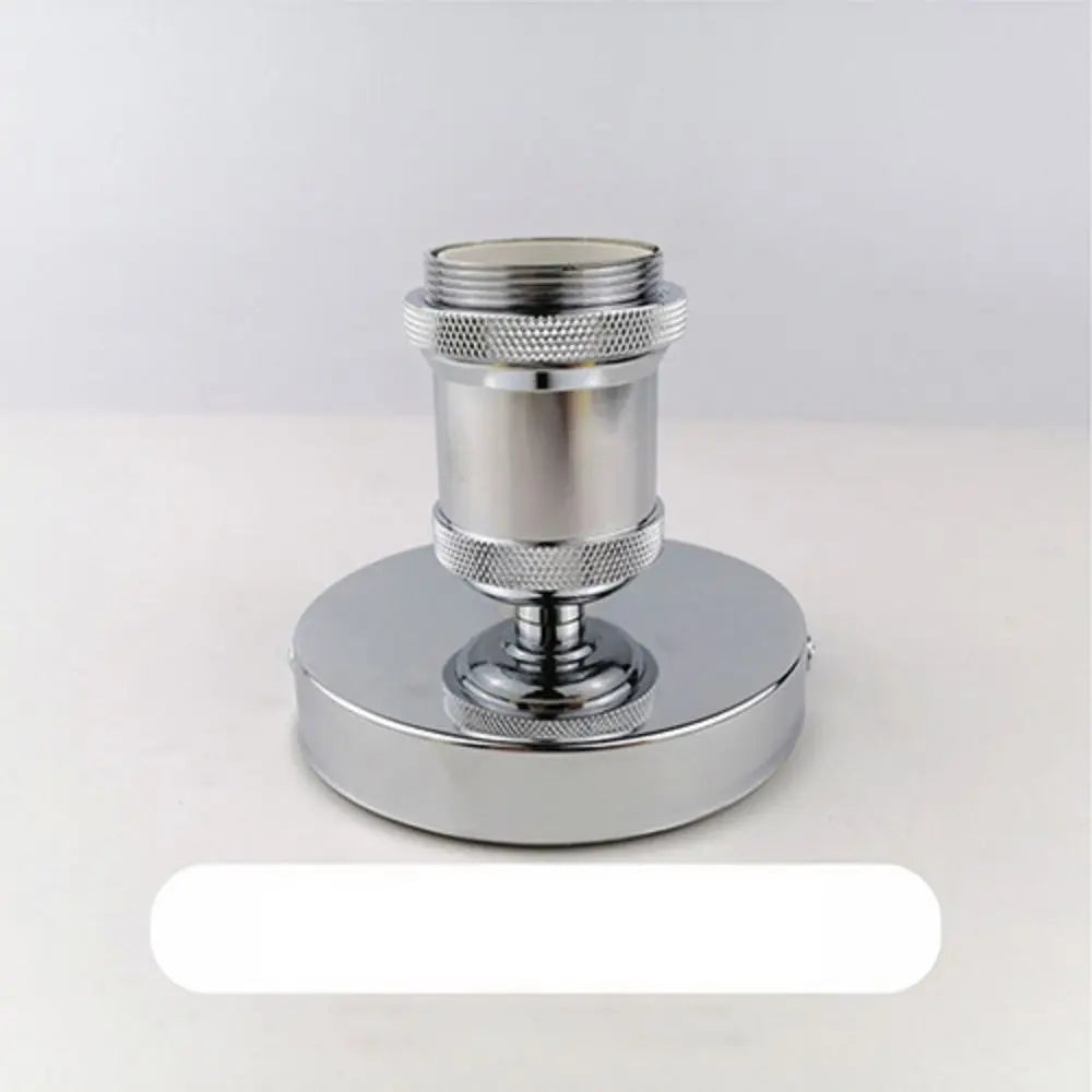 Vintage E27 Lamp Holder Socket – Electroplated Aluminum Bulb Base