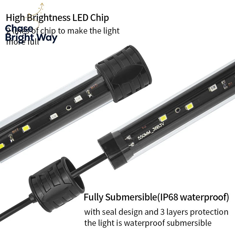 USB LED Submersible Aquarium Light – Fish Tank & Plant Grow Lamp
