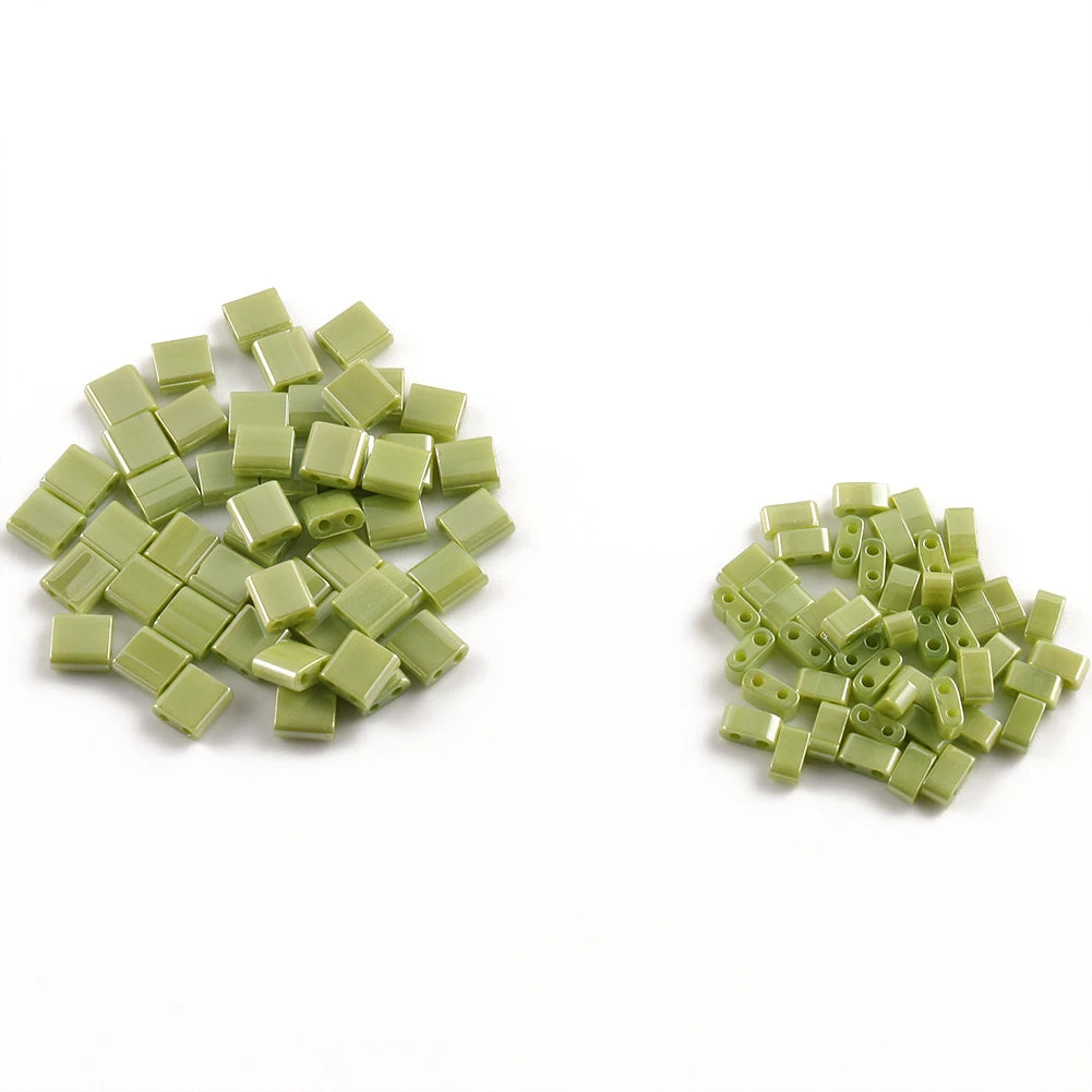 Two Hole Glass Seed Beads 5mm – DIY Jewelry Making 5g Pack