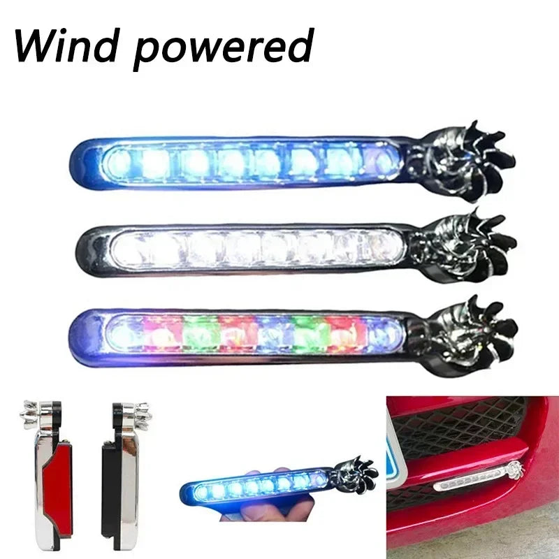 Wind-Powered LED Daytime Running Lights – Universal Car DRL