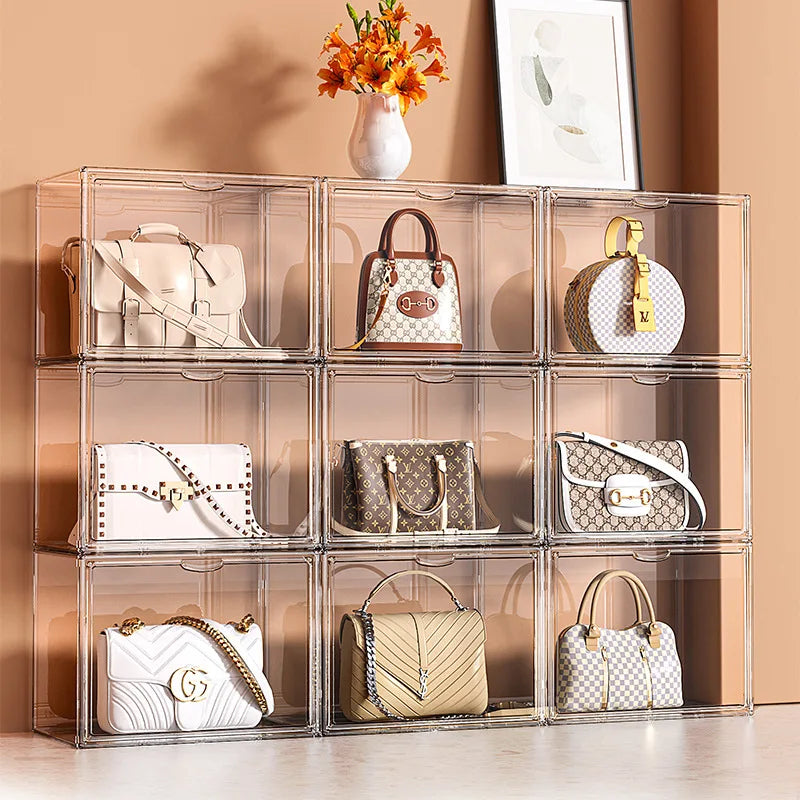 Oversized Handbag Storage Organizer – Acrylic Display Case
