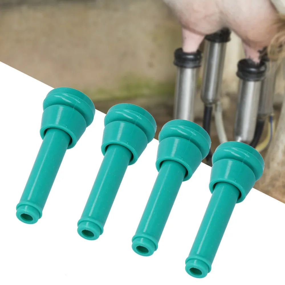 4-Pack Food-Grade Silicone Milking Liners for Dairy Cows
