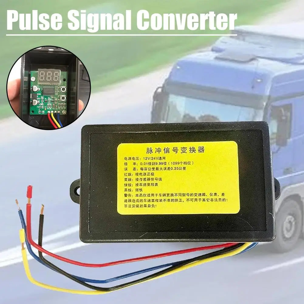 Vehicle Speed Corrector Pulse Signal Converter 12V/24V
