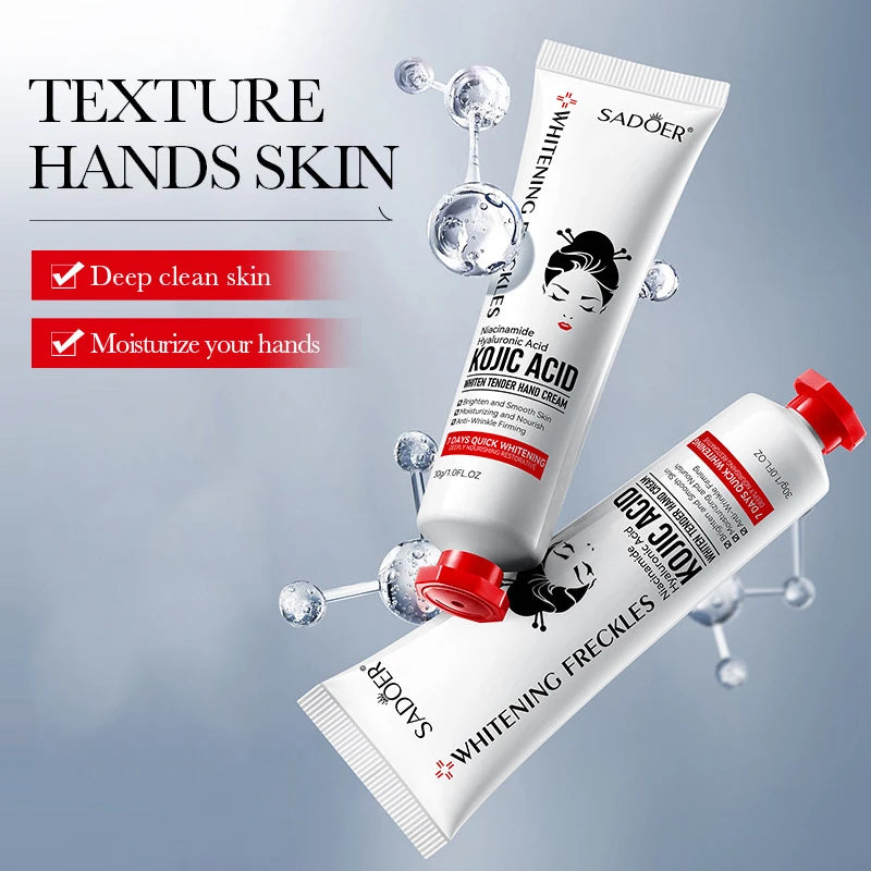 SADOER Kojic Acid Hand Cream – Brightening & Moisturizing