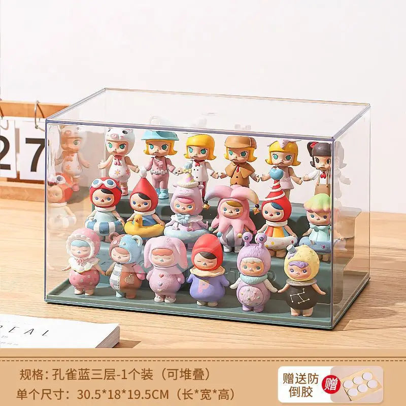 Rotating Multi-Layer Display Rack for Figures & Collectibles