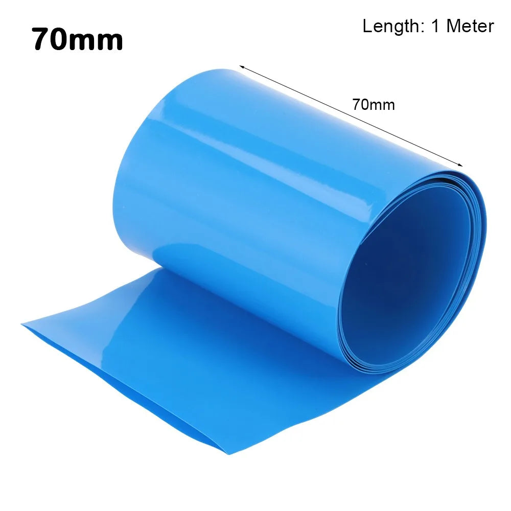 PVC Heat Shrink Tube 1M – 18650 Battery Wrap 70–200mm