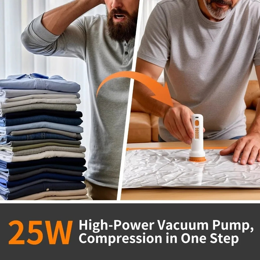 Wireless Electric Vacuum Pump for Compression Storage Bags