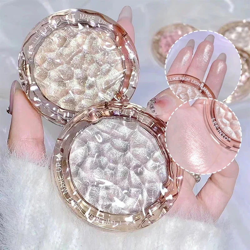 SAKSRAAR Glitter Highlight & Contour Palette | Long-Lasting Glow