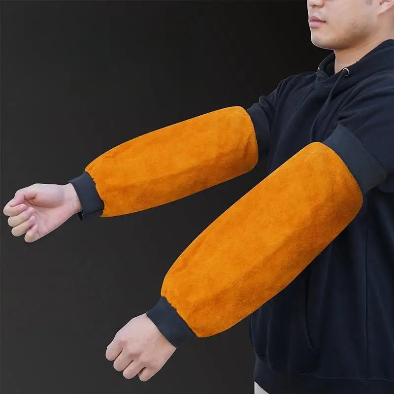 PU Leather Welding Sleeves – Heat Resistant Arm Guards