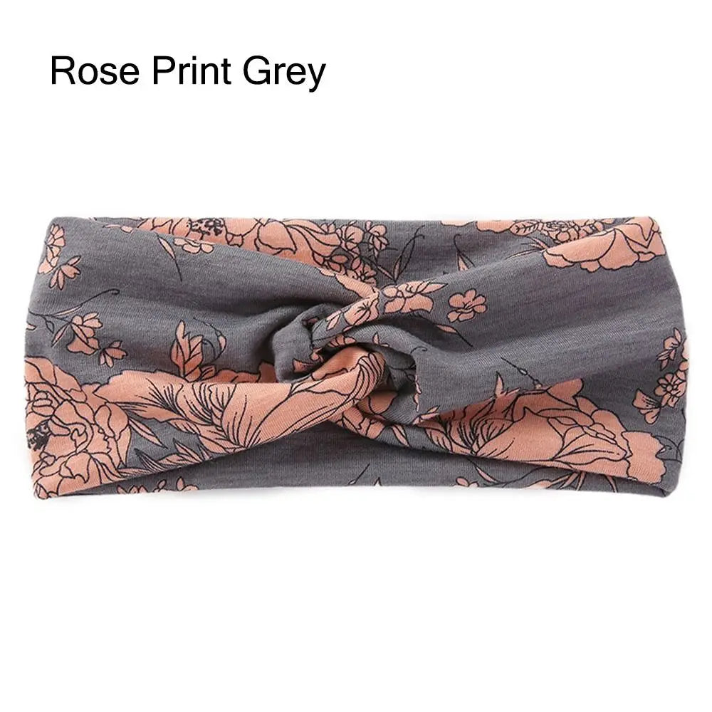 Women's Stretchy Twisted Headband – Non-Slip Yoga Sport Wrap