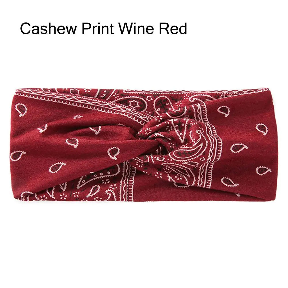 Women's Stretchy Twisted Headband – Non-Slip Yoga Sport Wrap