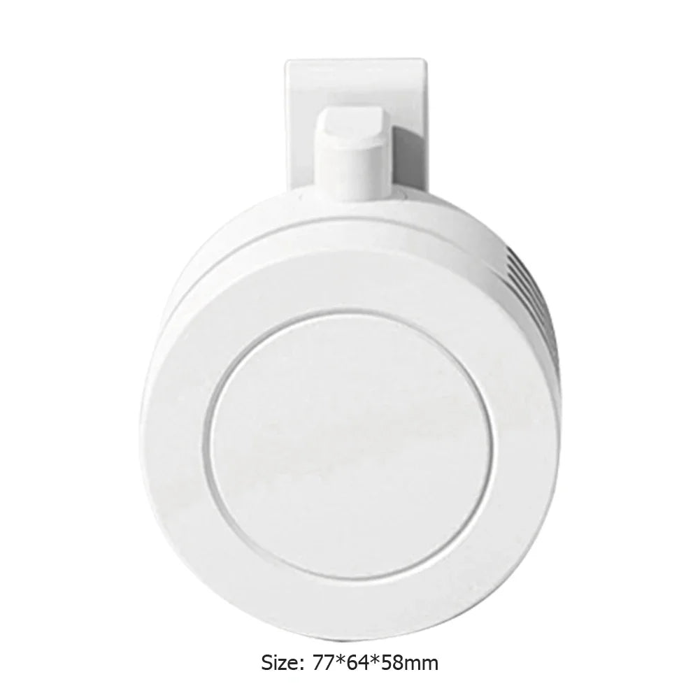 Mini Bladeless Clip Fan – USB Rechargeable Waist Neck Fan 3 Speeds