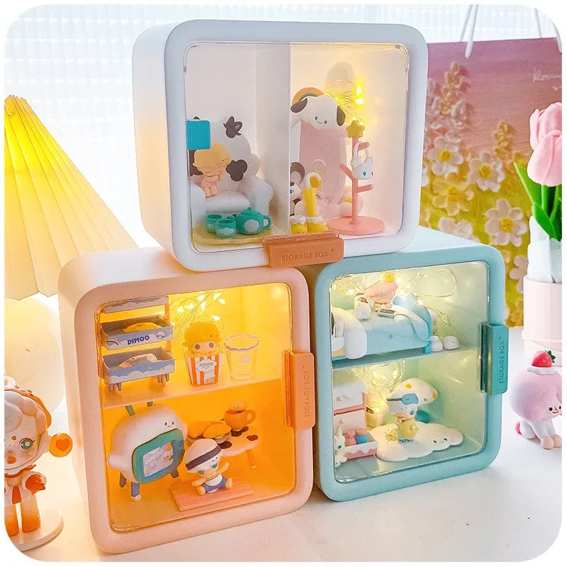 Anime Figure Display Storage Box – Blind Box Organiser Case