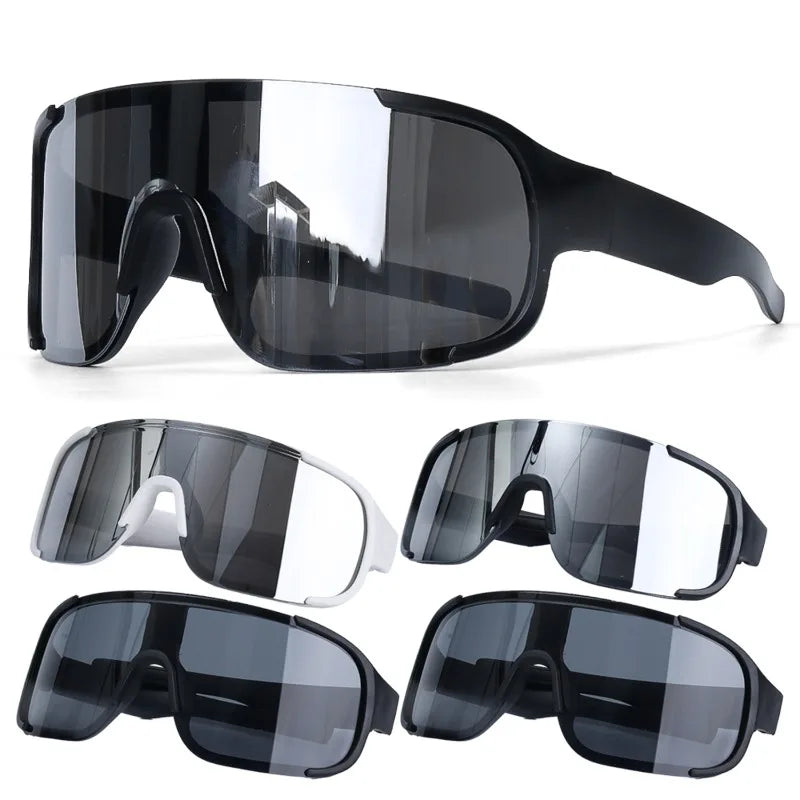 Windproof Oversized Sports Sunglasses – UV Cycling Goggles